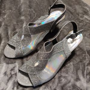 Silver shoes
